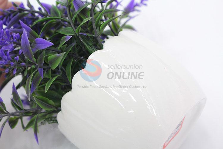 Factory direct eggshell modelling flowerpot artificial flower miniascape