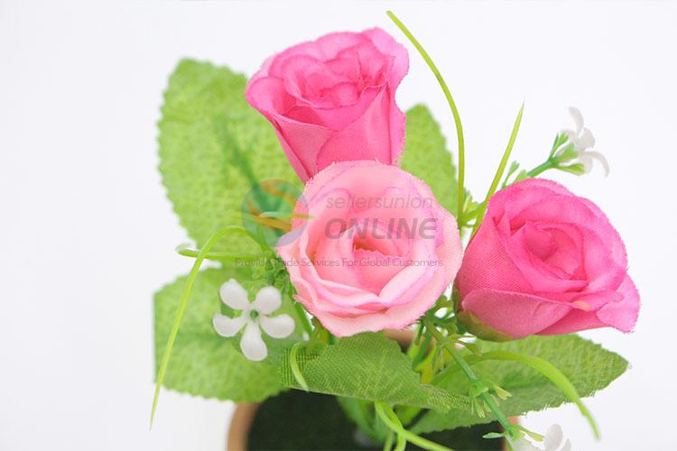 High sales popular design artificial flower miniascape for decoration