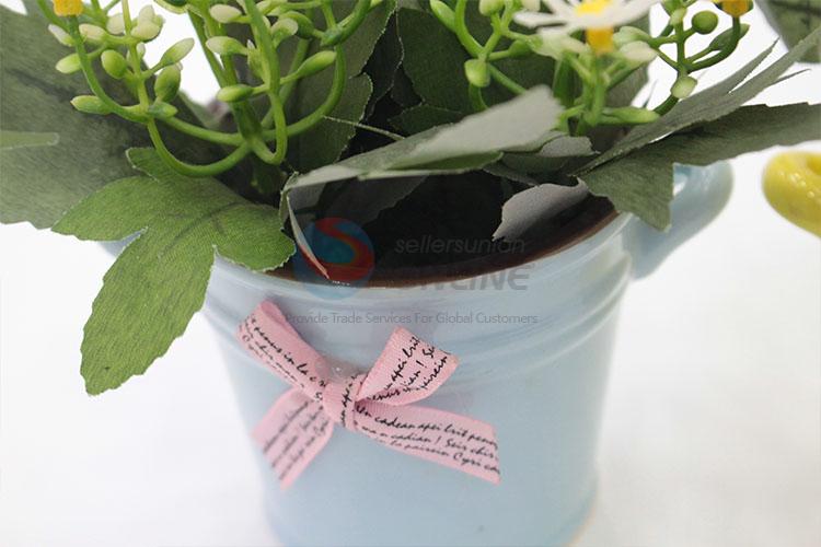 Eco-Friendly Artificial Potted Plant Fake Flower