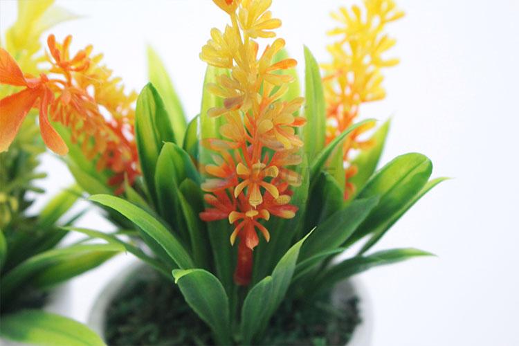 Colorful artificial flower miniascape for decoration