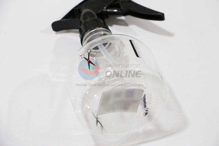 Super quality transparent spray bottle/watering can with scissors pattern