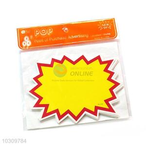 Best Selling POP Price Tag Price Label Paper Price Card