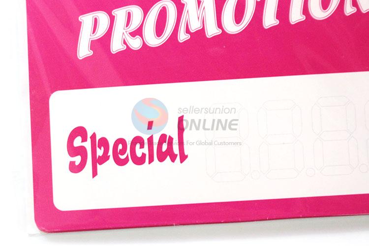 Color Printing POP Promotion Price Tag POP Price Label