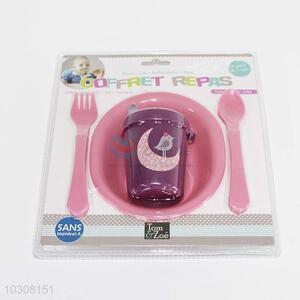 4Pieces Baby Water Cup with Spoon and Fork