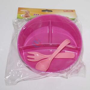 3Pieces Baby Bowl With Spoon and Fork