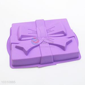 High quality low price best cool purple gift bag shape cake mould