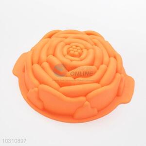 Low price cute best daily use fashion style orange flower shape cake mould