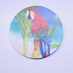 Parrot Pattern Round Cup Mat/Cup Coaster