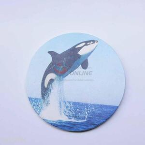 Dolphin Pattern Round Cup Mat/Cup Coaster