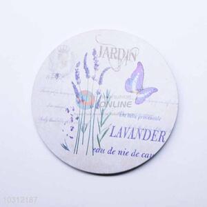 Lavender Pattern Round Cup Mat/Cup Coaster