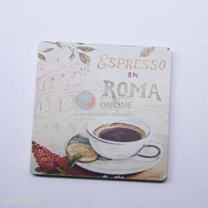 Coffee Pattern Square Cup Mat/Cup Coaster