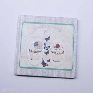 Cupcake Pattern Square Cup Mat/Cup Coaster