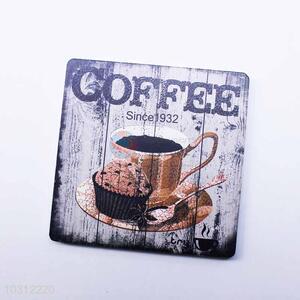 Coffee Cup Pattern Square Cup Mat/Cup Coaster