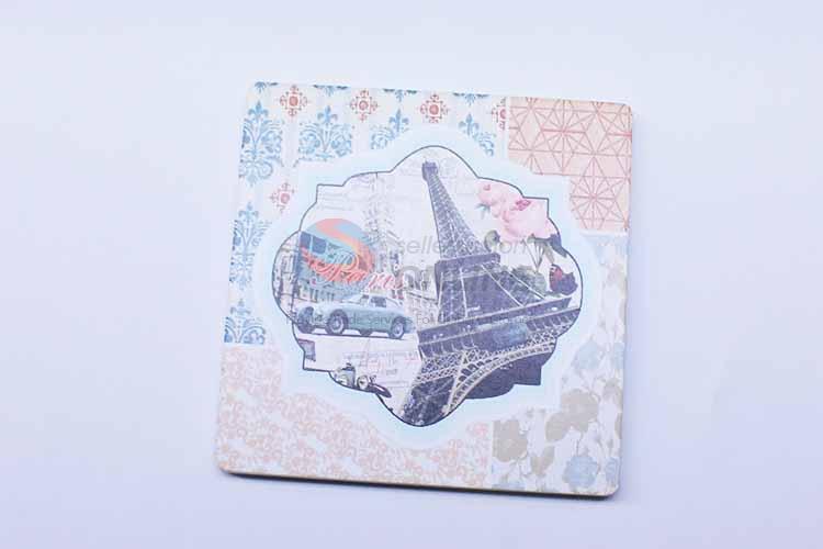 Tower Pattern Square Cup Mat/Cup Coaster