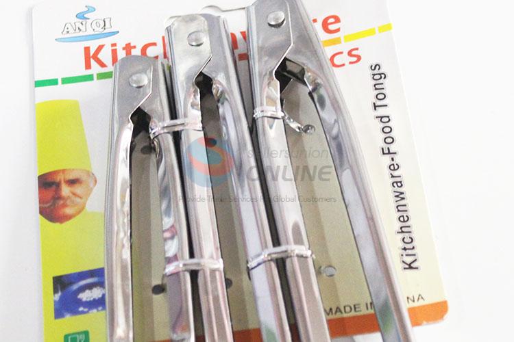 Cheap top quality best 3pcs 2pcs food tongs