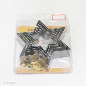 New product cheap best star shape 5pcs biscuit moulds