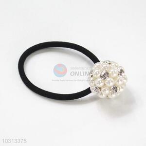 Popular design low price pearl hair ring