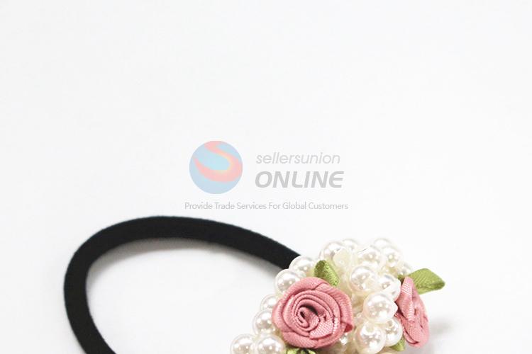 Factory supply delicate pearl&flower hair ring