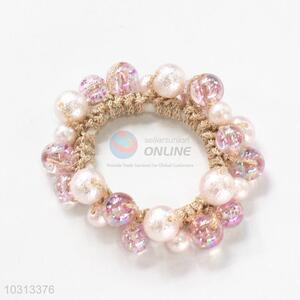 Fancy design hot selling pearl hair ring