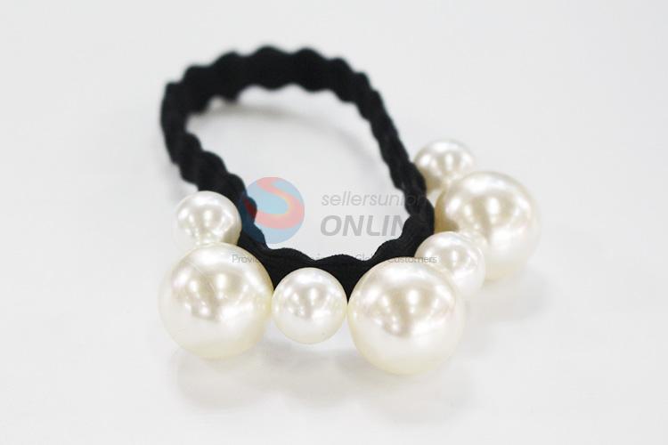 Recent design popular pearl hair ring