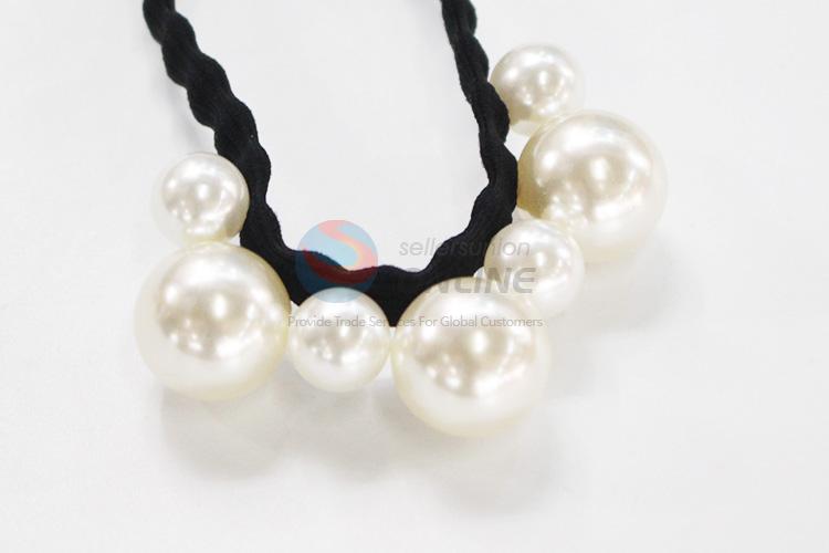 New style beautiful pearl hair ring