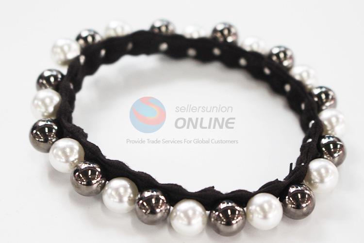 China wholesale promotional pearl hair ring