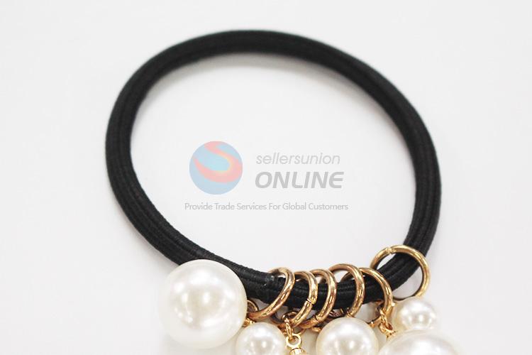 Good quality high sale pearl hair ring