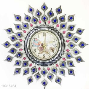 High quality promotional metal art lagre wall clock