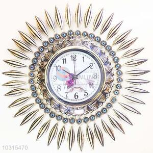 Factory supply delicate metal art lagre wall clock