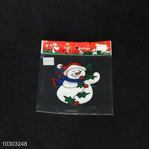 Snow man pattern window sticker,20.8*30.8cm