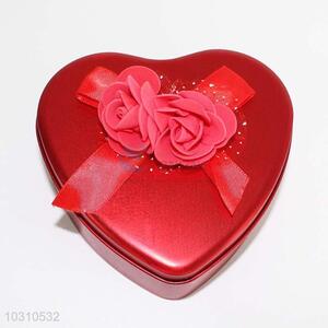Top Quality Heart Shape Iron Gift Box Gift Case