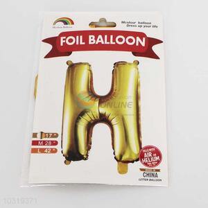 High quality letter shaped balloons for promotional