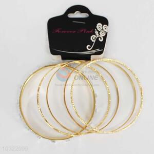 Promotional Round Golden Bangle for Sale