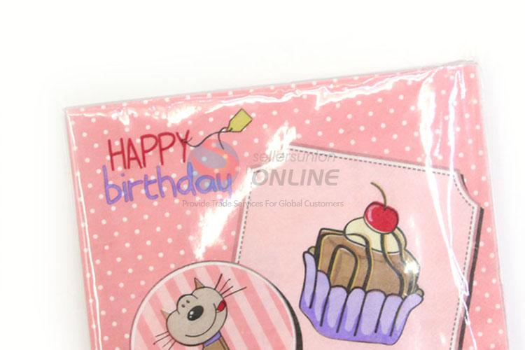 Promotional Wholesale Happy Birthday Party Napkin Paper