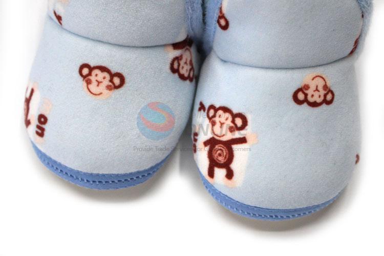 Cute Monkey Pattern Warm Baby Shoes for Sale