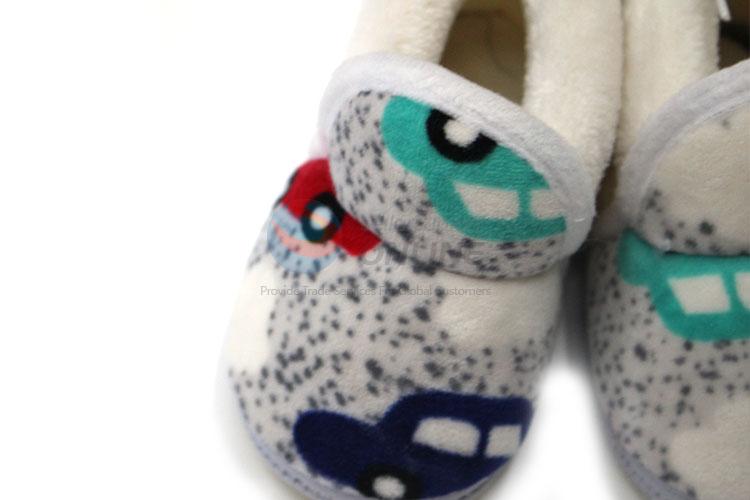 Hot Sale Car Pattern Warm Baby Shoes for Sale