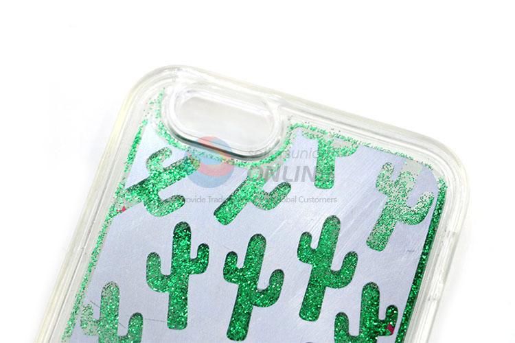 Nice Green Cactus Printed Mobile Phone Shell for Sale