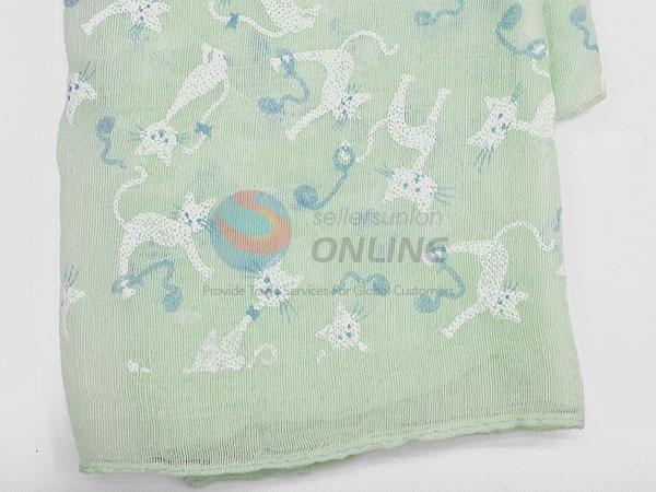 Promotional Gift Long Soft Ladies TR Cotton Scarf