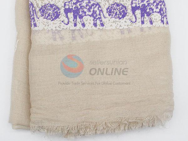 Long Pashmina Scarf TR Cotton Shawl with Low Price