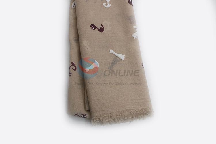 New Arrival Women Fashionable Printed Silk Scarf