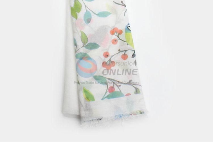 Chinese Factory Fashion Artificial Cotton Women Scarf