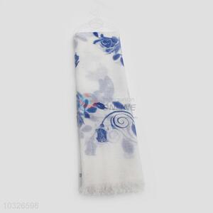 China Supply Women Fashionable Printed Silk Scarf