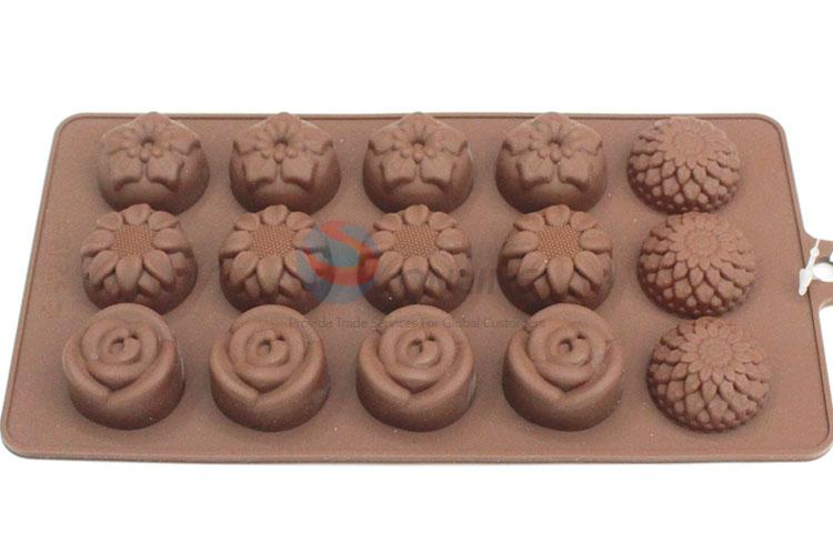 Beautiful Flower Shape Silicone Baking Mold Best Chocolate Mould