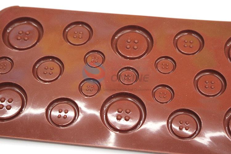 High Quality Button Shape Baking Mold Silicone Chocolate Mould