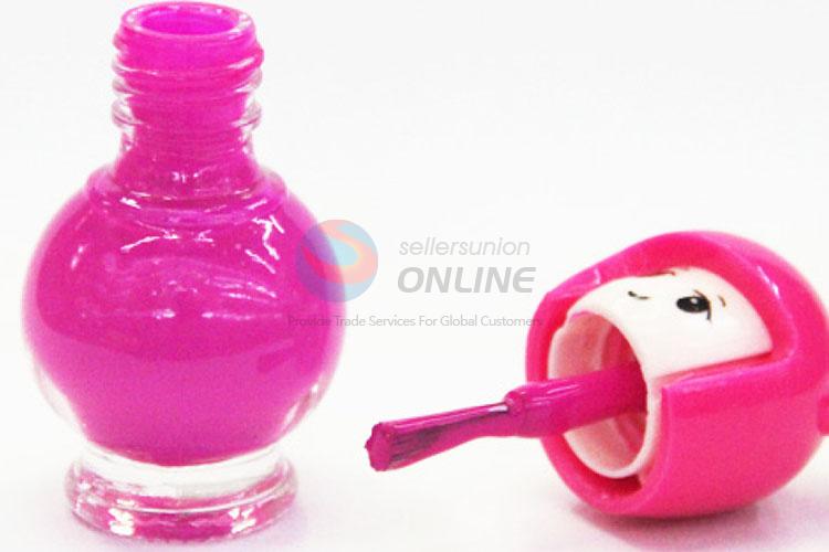 Lovely Cartoon Girl Shaped Bottle DIY Nail Polish