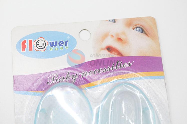 Comfortable baby silicone toothbrush