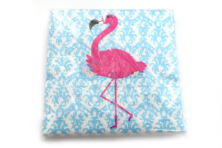 New and Hot Flamingo Prined Square Paper Towel for Sale