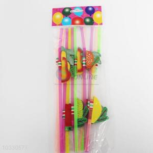 Best Selling Fruit Design Colorful Drinking Straw