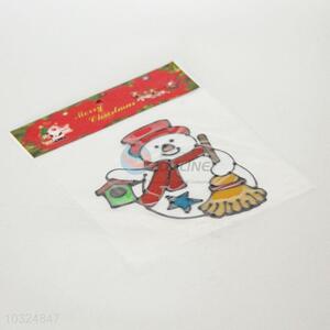 Snowman PVC Window Sticker