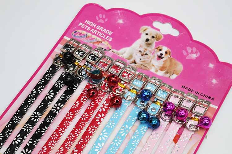 Flower Pattern Pet Collar for Dogs